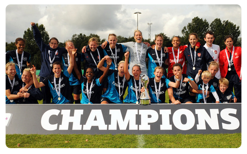Arsenal décroche la première FA WSL Arsenal Ladies