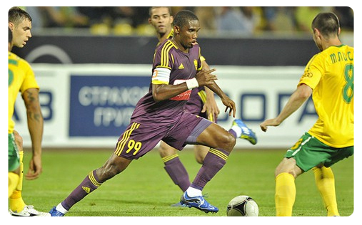 Eto'o jouera au mieux l'Europa League Anzhi
