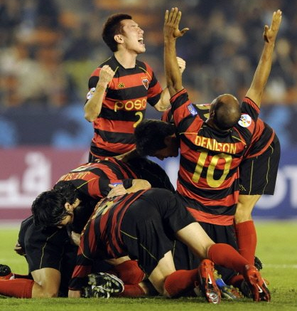 La libération du second but Pohang