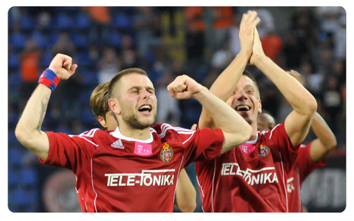 Le champion de Pologne, le Wisla Cracovie arrive sur Lucarne Opposée Wisla Cracovie