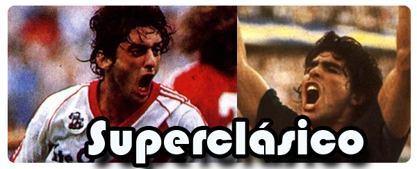 Enzo Francescoli et Diego Maradona