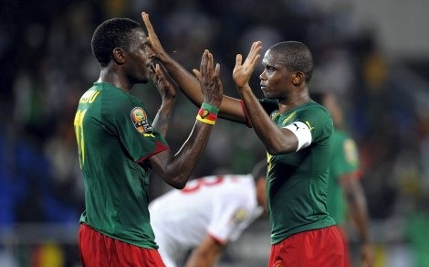 Eto'o et le Cameroun sont en quarts. Etoo, Cameroun