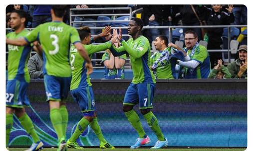 Seattle Sounders Eddie Johnson et Seattle cartonnent Dallas