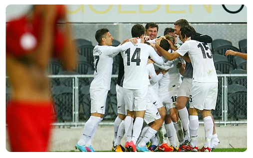 Nouvelle-Zélande Les All Whites en barrages